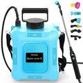 Battery Powered Sprayer 2 Gallon Garden Sprayer, Advance Electric Sprayer with 2 Adjustable Speed, 6 Mist Nozzles, USB Rechargeable with for Yard Lawn Garden (Sprayer-2 Gallon) - color: Sprayer-2 Gallon