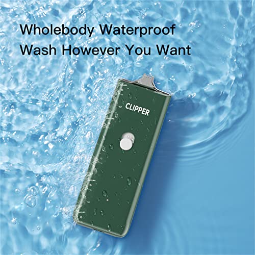 2-in-1 Professional Dog Grooming Kit - Low Noise, Waterproof, USB Rechargeable, and Safe Ceramic Blade - Gift for Dogs and Cats (Green) - color: Map005-green