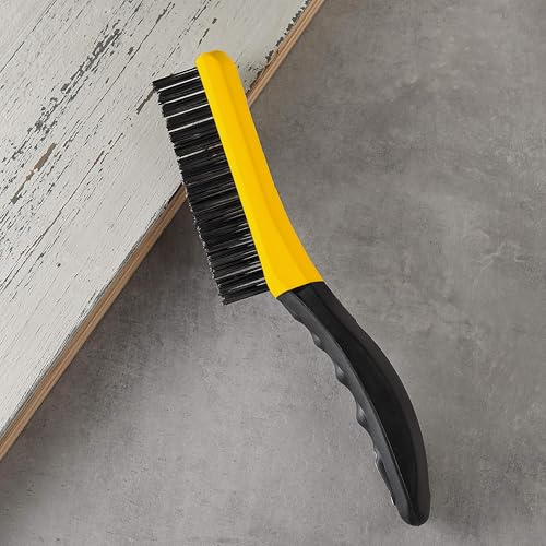 ALLWAY SB416 Carbon Steel Wire Brush with Shoe Handle - style: Carbon Steel Wire Brush with Shoe Handle