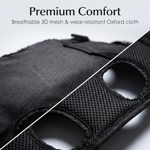 2 in 1 Dog Lift Harness Backpack Carrier, Full Body Support Sling for Senior Injured Disabled Dogs, Adjustable Pet Mobility Aid for Post Surgery Recovery Travel Hiking Car Rides, XXXL