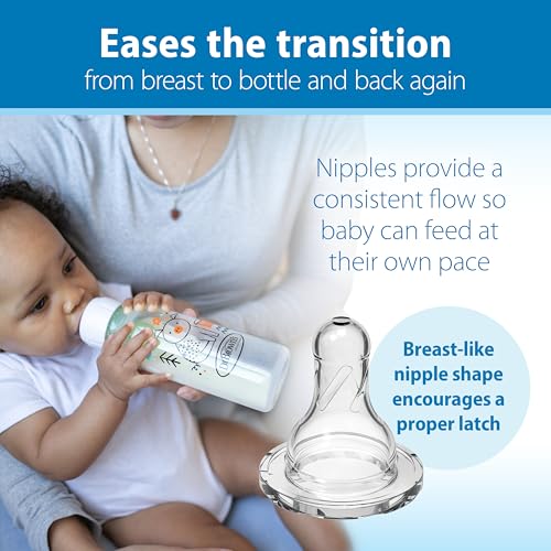 Dr. Brown's Natural Flow Anti-Colic Options+ Narrow Baby Bottle,Frog and Pig,8 oz/250 mL,with Level 1 Slow Flow Nipple,BPA-Free,0m+,(Pack of 12) - color: Orange & Green (Pig & Frog), size: 1 Count (Pack of 12)