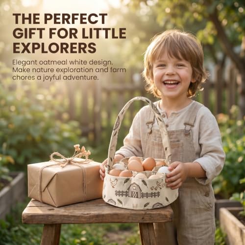 Egg Collecting Basket, Large Egg Collection Bag for Gathering Fresh Eggs - color: Color 11