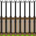 LETIANPAI 8 Pack String Light Poles,5 Ft Metal Poles with Fence Bracket for Outdoor String Lights,Outdoor Light Poles,Poles/Post/Stand for Outside - size: 8 Pack 5FT