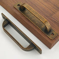 12 Pack 5 Inch 128 mm FlatCopper Cabinet Handles Aluminum Cabinet Pulls Drawer Pulls - color: FlatCopper, size: 5 Inch