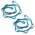 53 Inches Nylon Daisy Chains Rope Climbing Lanyard Straps Looped Strong Slings 23 kN Aerial Yoga Webbing - color: 2PCS Blue