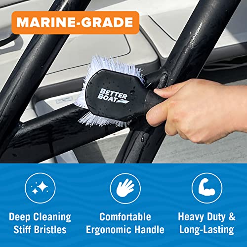 Stiff Hand Scrub Brush, Short Handle Heavy Duty Tire and Wheel Cleaning | Tool, Outdoor Boat Scrubber with Handle, Carpet Cleaner, All-Purpose Cleaning Brush - style: Short Handle