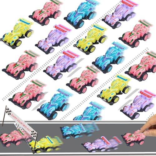 28 Pack Pull Back Cars and Trucks Toy, Small Cars Pull Back Racing Vehicles Set, Mini Toy Cars, for Toddlers, Kids Stocking Stuffers, Classroom Exchange Gifts, Gifts for Grandkids, Easter Basket - style: Pull Back Cars