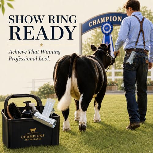 1 Pcs Livestock Show Supplies Cattle Horses Grooming Tail Clamp | Metal Secure Tail Holder Cleaning Handling Tool, Washing Dog Goats Sheep Farm Animal Supplies Accessories, Animal Lovers Gift