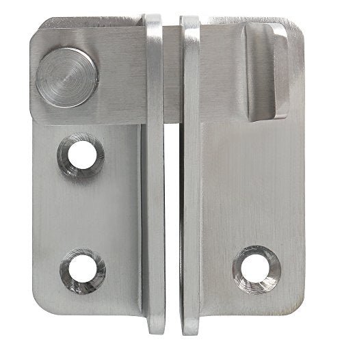 Alise Flip Latch Gate Latch Brushed,Shed Door Latch Barn Door Lock,L-Size | Stainless Steel Door Lock Latches for Shed Barn Wooden Fence Chicken Dog Cage Window Cabinet Backyard Garage - color: Brushed Nickel, size: Large Size (SS)