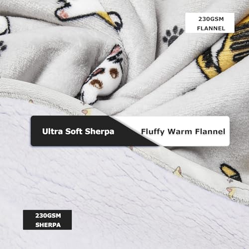 THREE POODLE Wearable Blanket Hoodie for Women, Oversized Sherpa Sweatshirt Blanket for Adults Men, Cozy Cat Hooded Blankets, Gifts for Teen Girls Women Mom Sister - color: Cat, size: Adult