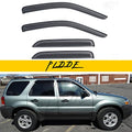 Window Visor Rain Guards for 01-12 Escape 08-11 Tribute 05-11 Mariner | Premium Acrylic Smoke Wind Deflectors Tape-On Outside Mount, Rainproof Sun Protection For Quiet Daily Commute Road Trip - size: 01-12Escape/08-11Tribute/05-11Mariner