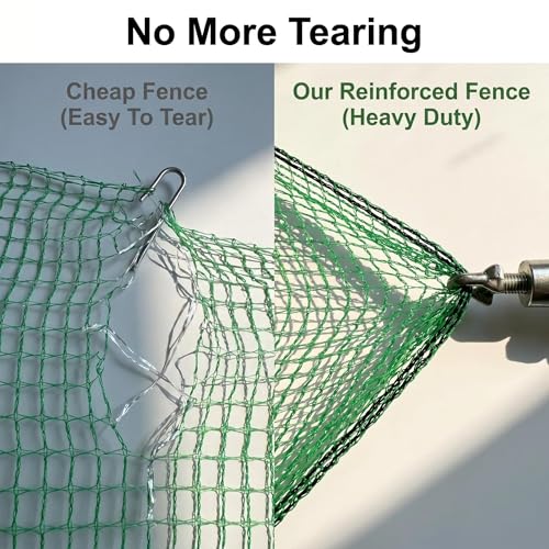 Garden Fencing 4 x 100FT,0.4" Mesh Plastic Fencing,50PCS Zip Ties | Deer Fence Temporary Fencing Snow Fence Safety Fence,Construction Fencing for Yard,Rabbits,Chicken,Dogs,Animal Barrier,Green - size: 4ft x 100 ft