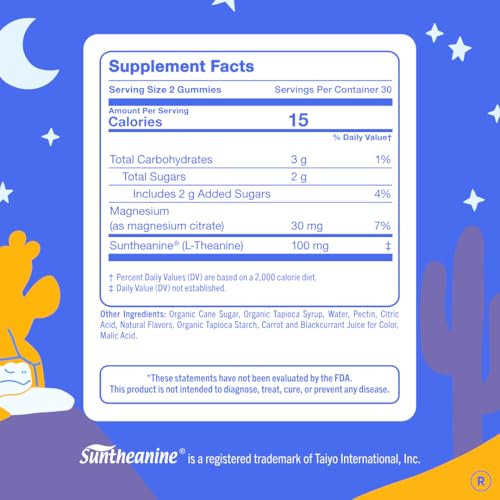 FIRST DAY Magnesium for Kids Gummies – Calm Kids Magnesium Citrate Gummies to Support Sleep & Relaxation – Bedtime Supplement with Suntheanine® L-Theanine, NO Melatonin - Strawberry - 30-Day Supply - size: 120 Count (Pack of 2)