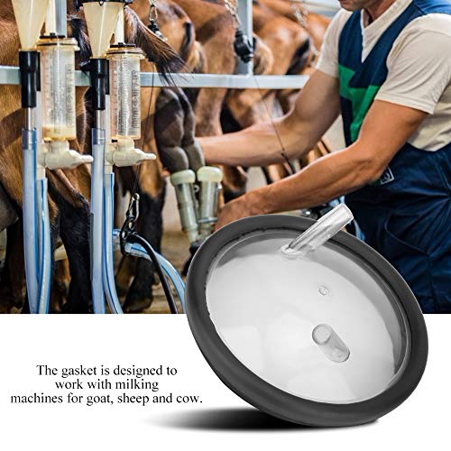 Milk Bucket Lid, Transparent Milking Machine Lid Bucket Cover Livestock Milking Supplies Livestock Milking Supplies for Milking Hine Cow Sheep Milking