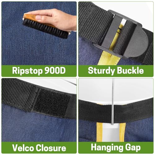 Bucket Tool Organizer, 5 Gallon Garden Tool Bucket Organizer, Bucket Tool Caddy Organization for Garden, Construction, Carpenter, Electrician, Builder