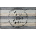 Home Dynamix Cozy Living Home Sweet Home Modern Farmhouse Runner Anti-Fatigue Kitchen Mat, Non-Slip Floor Mat, Padded Standing Desk Mat, Grey/Beige, 17.5"x30" - color: Grey/Beige, size: 18"L x 30"W x 0.5"Th
