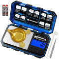 Digital Reloading Scale Precision 1500 Grains x 0.1gn gram Scales | Powder Scale for Reloading,Grain Scales with LCD/Tare/Calibration Functions,Microgram Scale Pocket,Includes Batteries