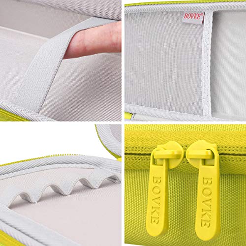 BOVKE Stethoscope Case for 3M Littmann Classic III Monitoring, Lightweight II S.E, Cardiology IV Diagnostic, MDF Acoustica Stethoscopes, Space for Nurse Essentials and Medical Supplies, Lemon Yellow - color: Lemon Yellow