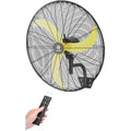FUGOO 30" Eco BLDC Motor Powerful Airflow Quiet Industrial Wall Fan | 9800 CFM, 50%+ Energy Savings, Oscillating, Remote Control for Factory Garage Warehouse Barn Gym - size: 30 inch-Quiet-Energy Efficient