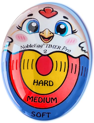 Nobleegg Egg Timer Pro2 Boiling Soft Medium Hard Eggs Kitchen Gadget Tricolor Certified - color: Tricolor