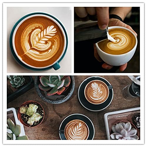 HOMEE Milk Frothing Pitcher 12oz Stainless Steel Steamer Jug Eagle Spout | Espresso Milk pitcher Pitcher With Heat Resistant Silicone Grip Pads, Expresso Machine, Latte Art, Silver