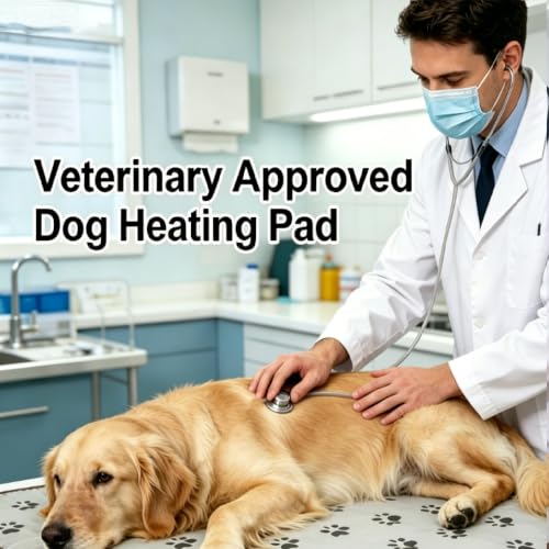 Puppy Heating Pad for Whelping New Born Dog Heated Bed,Heated Puppies Bed,Pet Heated Cat Bed,4 Auto Shut Off Timer,9 Level Heater Large 34x21 in