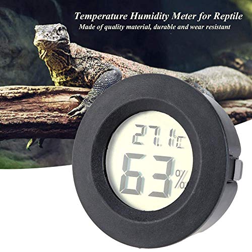6-Pack Mini Hygrometer Thermometer Digital LCD Monitor Indoor/Outdoor Humidity Meter Gauge Temperature for Humidifiers Greenhouse Reptile Fahrenheit(℉)/ Celsius(℃)
