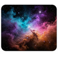 Colorful Cosmic Nebula Galaxy Mouse Pad 9.5" x 7.9", Teal Purple Pink Space Cute Desk Mat, Dreamy Night Sky - color: Cosmic Nebula