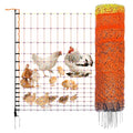 Pet & Livestock HQ Electric Fence Poultry Netting 48" x 164' - Portable Pre-Assembled Electric Net Fencing for Goats, Sheep, Lambs in Farms, Ranches, and Gardens (19 Posts, 2 Spikes) - size: 48" x 164'