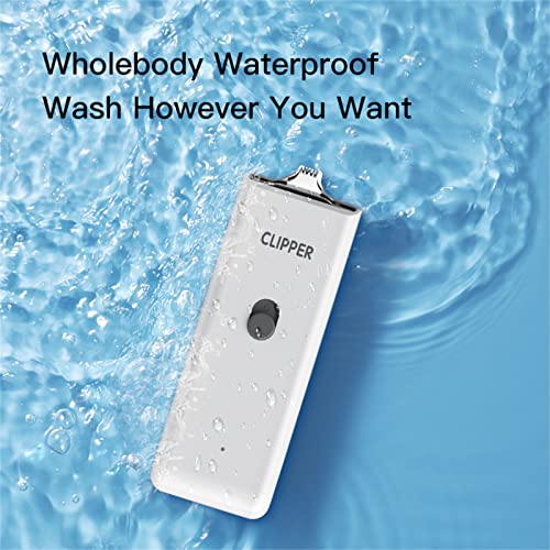 2-in-1 Professional Dog Grooming Kit - Low Noise, Waterproof, USB Rechargeable, and Safe Ceramic Blade - Gift for Dogs and Cats (White) - color: Map005-white