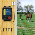 PE2 Electric Fence Charge, 2-Mile/ 8 Acres Electric Fence Charger,Livestock Fence Chargers for Containing Dogs, Livestock and Preventing Wild Animals Intruding - color: Without wire