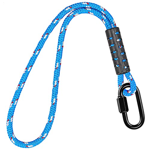 Poseidon Series Sewn Prusik Loops Ropes, Safety, 19", Diameter 2/5", 2 Pack, Blue - color: Blue