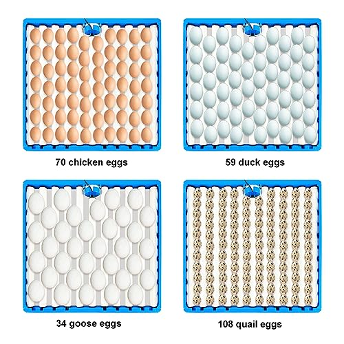 13 Tubes Egg Tray Automatic Roller Egg Tray Turner Plastic Egg Tray for Incubator
