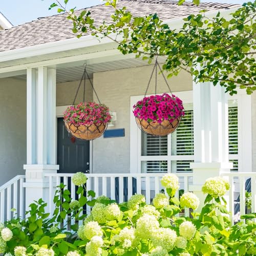 HFHOME 2PCS 20" Round Coco Liner Coco Replacement Liner Basket Window Box - color: 2pcs, size: 20-in
