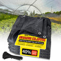 40% Shade Cloth for Garden,14x20 FT Sun Shade Protection | UV Resistant Breathable Black Shade Cover for Greenhouse,Plants,Raised Beds,Vegetables & Flower from Sun,50PCS Zip Ties - size: 14ft x 20ft