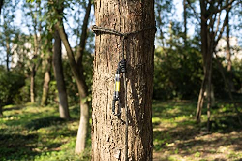 Treestand Safety Rope, Linemans Rope for Hunting, Tree Tether Rope | Tree Stand Safety Line, Lifelines for Tree Stands, Hunting Safety Rope, Treestand Safe System for Tree Climbing (10 feet)