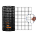 16GA PVC Black 16in x 50ft-1in x 1in Welded Wire Mesh Garden Economy Fence - size: 16"x50'-1"x1" 16GA Black