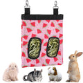 DZWLKJ Guinea Pig Hay Feeder, 600D Polyester, Watermelon, Rabbit Hay Feeder Bag, Guinea Pig, Chinchilla, Hamsters, Small Pets, 1 Pack, Foldable, Lightweight - size: M -11"x 9"x 1"
