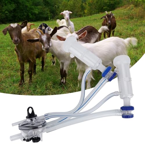 Milking Machine Teat Cup, Goat Milking Cluster Milk Collector Goat Milker Machine Goat Milk Machine Teat Cups Goat Milking Supplies
