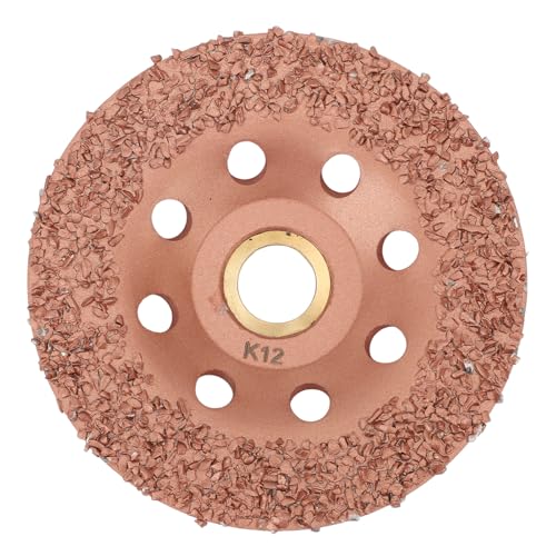 Hoof Trimming Disc, 3.94in HL Q7DMP Ti Plated Hoof Trimming Tool Hoof Trimming Grinding Wheel, Hooves Repair Tool Replacement Disc for Goats, Horses, Sheep, Pigs, Cattle
