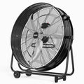 Bonnlo 30 inch Industrial Drum Fan, 13000CFM High Velocity Metal Floor Fan with Handle, 3-Speed, 360° Tilt, Heavy Duty, Air Circulator for Shop, Garage, Gym, Barn, Commercial, Black - size: 30'' (Black)