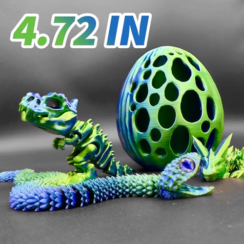 5 Pcs，12" 3D Printed Dragon Eggs,Dinosaur Egg,Crystal Dragon Toys,Snake Eggs, Animals,Fidget Toy,Desk Executive Toy，Easter Eggs Basket Stuffers,Toys for Boys Kids Teen 5-7 4-6 8-12 - color: Oo-01