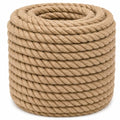 Twisted Manila Jute Rope (1 Inch x 100 Feet) Natural Thick Hemp Rope for Crafts, Nautical, Railings, Hammock, Decorating - size: 1 Inch x 100 Feet