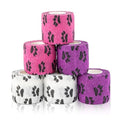 Vet Wrap Cohesive Bandages Bulk Self Adhesive Bandage Wrap Self Adherent Wrap Non-Woven for Dogs Pet Animals & Ankle Sprains & Swelling (2 Inch Mix) - color: 2 Inch Mix