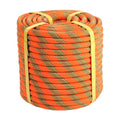 1/2 inch x 100ft Arborist Tree Climbing Rope – 48 Strand Polyester Static Bull Rope, 9000lb Breaking Strength – Heavy Duty Utility Line for Swing Pulling, Outdoor, Marine Use – ASTM F2116 Certified - size: 1/2IN x 100FT, style: Orange
