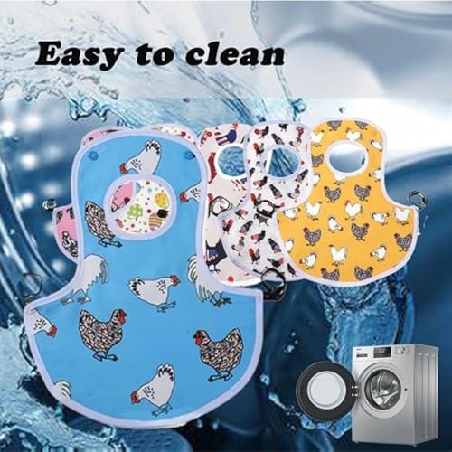 Washable Rooster Claw Protector Hen Apron Jacket for Feather Growth Poultry Saddle Outdoor Chicken Wing Back Protector(Style 2) - style: Style 2