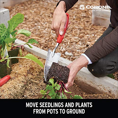 Corona Stainless Steel ComfortGEL Transplanter, red - size: red, style: Transplanter
