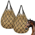 2 Pcs Hay Bags for Horses, 40" Hay Net Heavy Duty Nylon Mesh Bag Hanging Slow Feeder for Goats Sheep, Livestock Supplies for Horses Stable, Stall, Trailer, 2.36" x 2.36" Holes