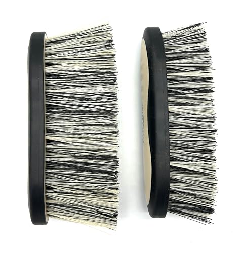 Large Horse Grooming Dandy Brush (Tan - Long Bristles) - color: Tan - Long Bristles