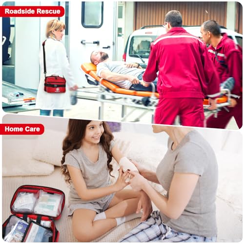 Poygik Premium 420-Piece Large First Aid Kit for Home, Car, Camping | Well-Organized, Portable Emergency Medical Kits for Travel, Truck, Hiking, Sports, Office, Businesses & Outdoor Emergencies
